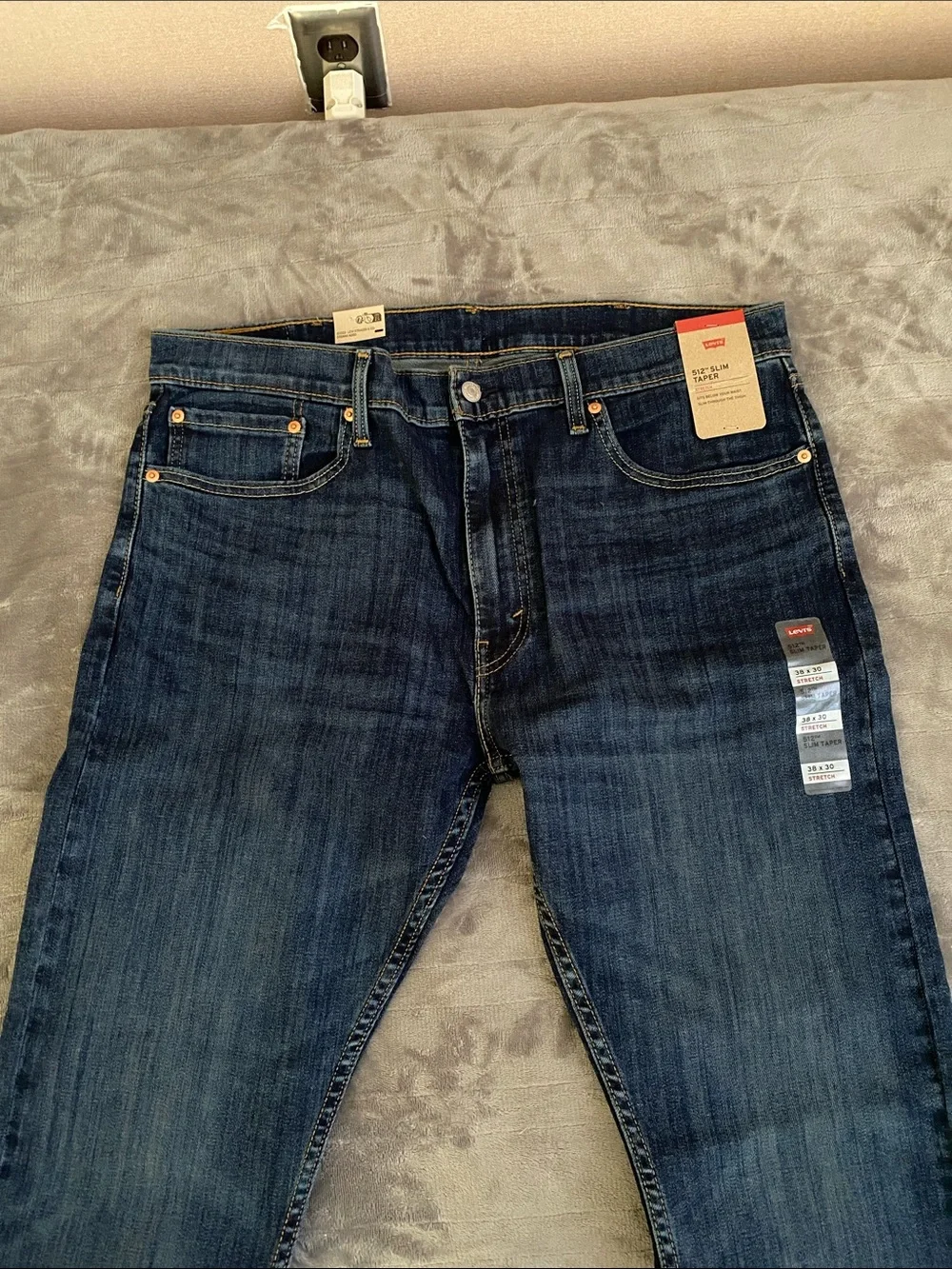 Levi's Men's Dark Blue Straight Jeans